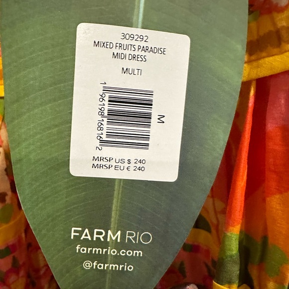 FARM Rio Mixed Fruits Midi dress - Picture 3 of 5